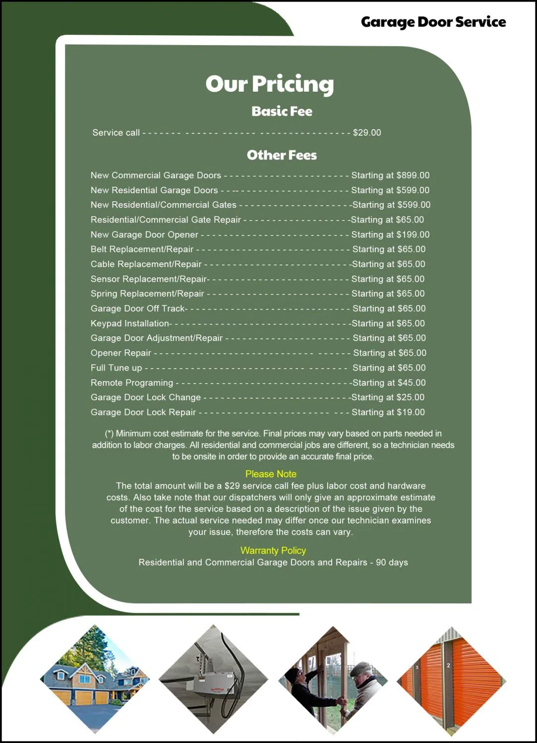 Metro Garage Doors Fort Lauderdale, FL 954-800-4337